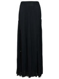 Lanvin 'Flared' Black Viscose Blend Skirt ladies