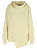 Jil Sander Ivory Wool Sweater ladies wool cashmere