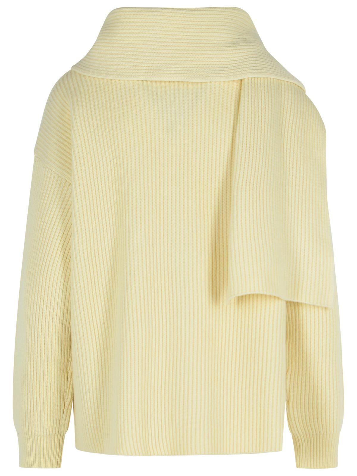 Jil Sander Ivory Wool Sweater ladies wool cashmere