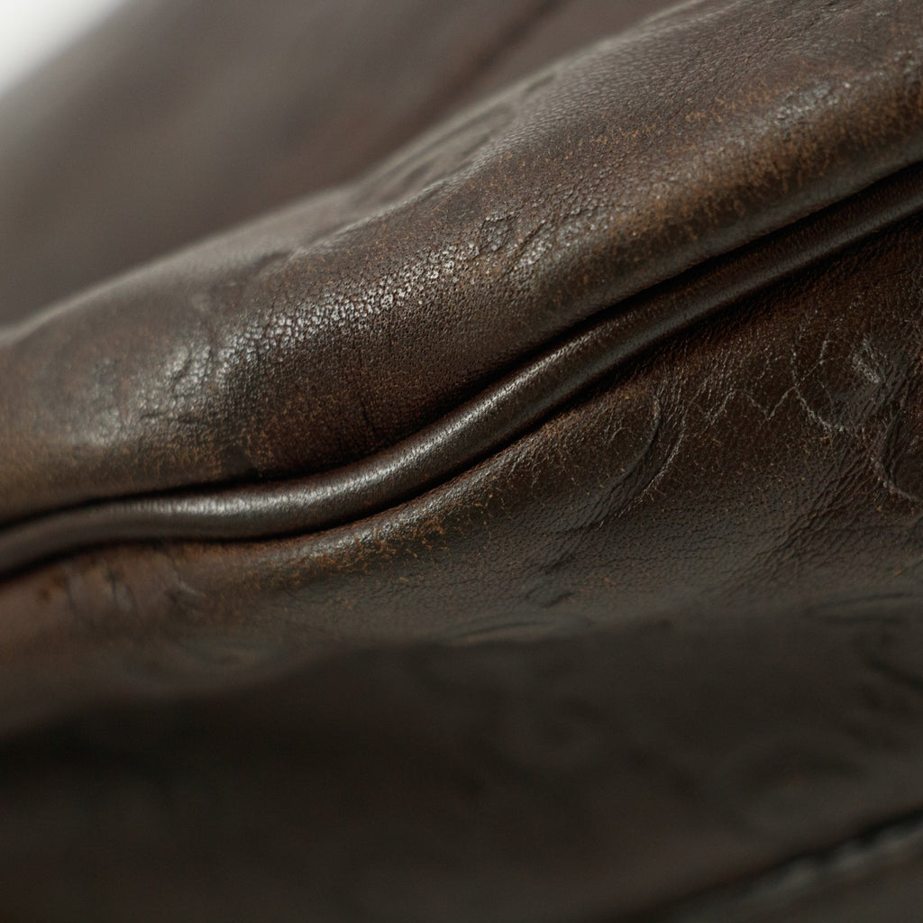 Gucci Brown Abby Guccisima Leather Crossbody Bag #7706 handbag purse