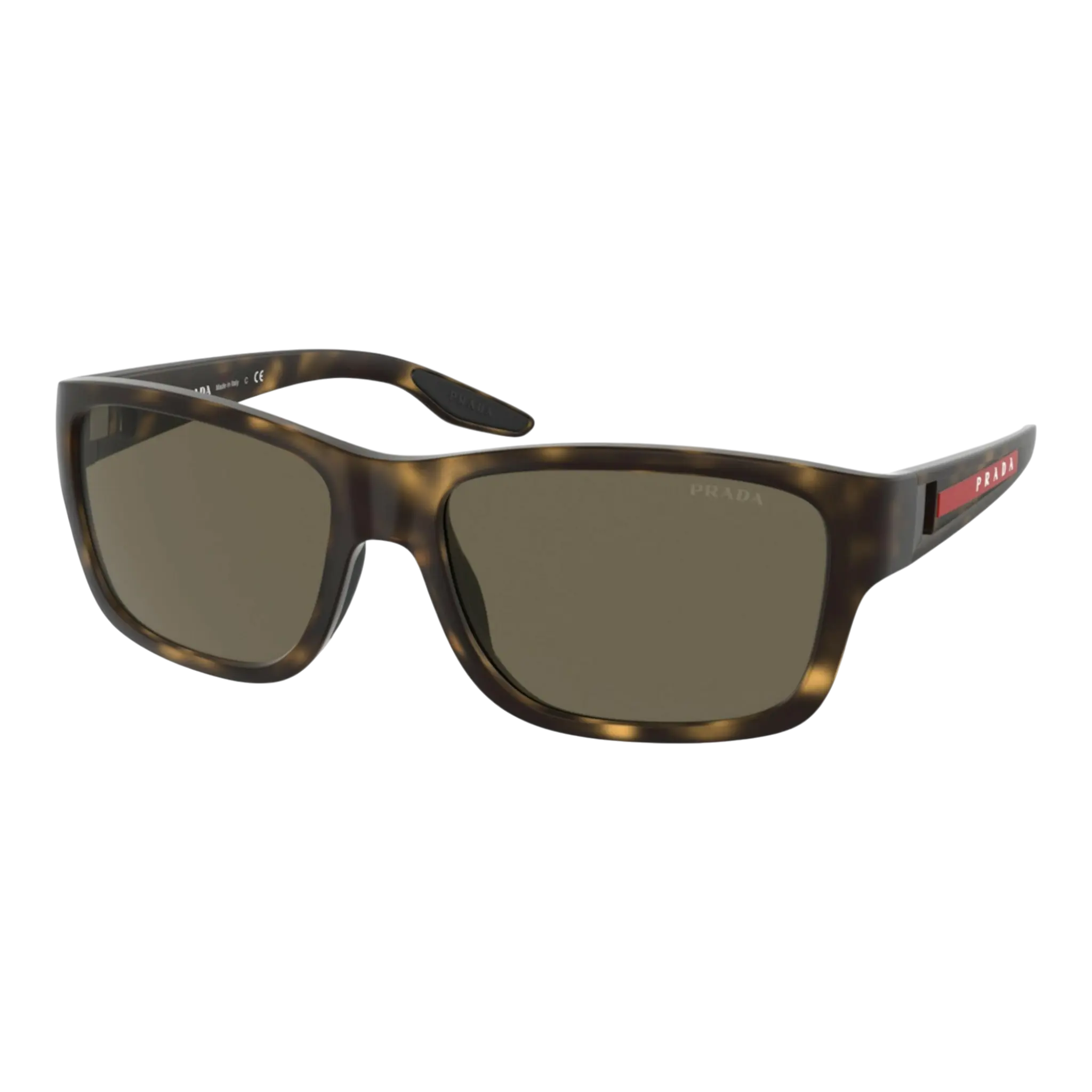 Prada Linea Rossa PS 01WS Men's Sunglasses Dark Grey Rubber Designer