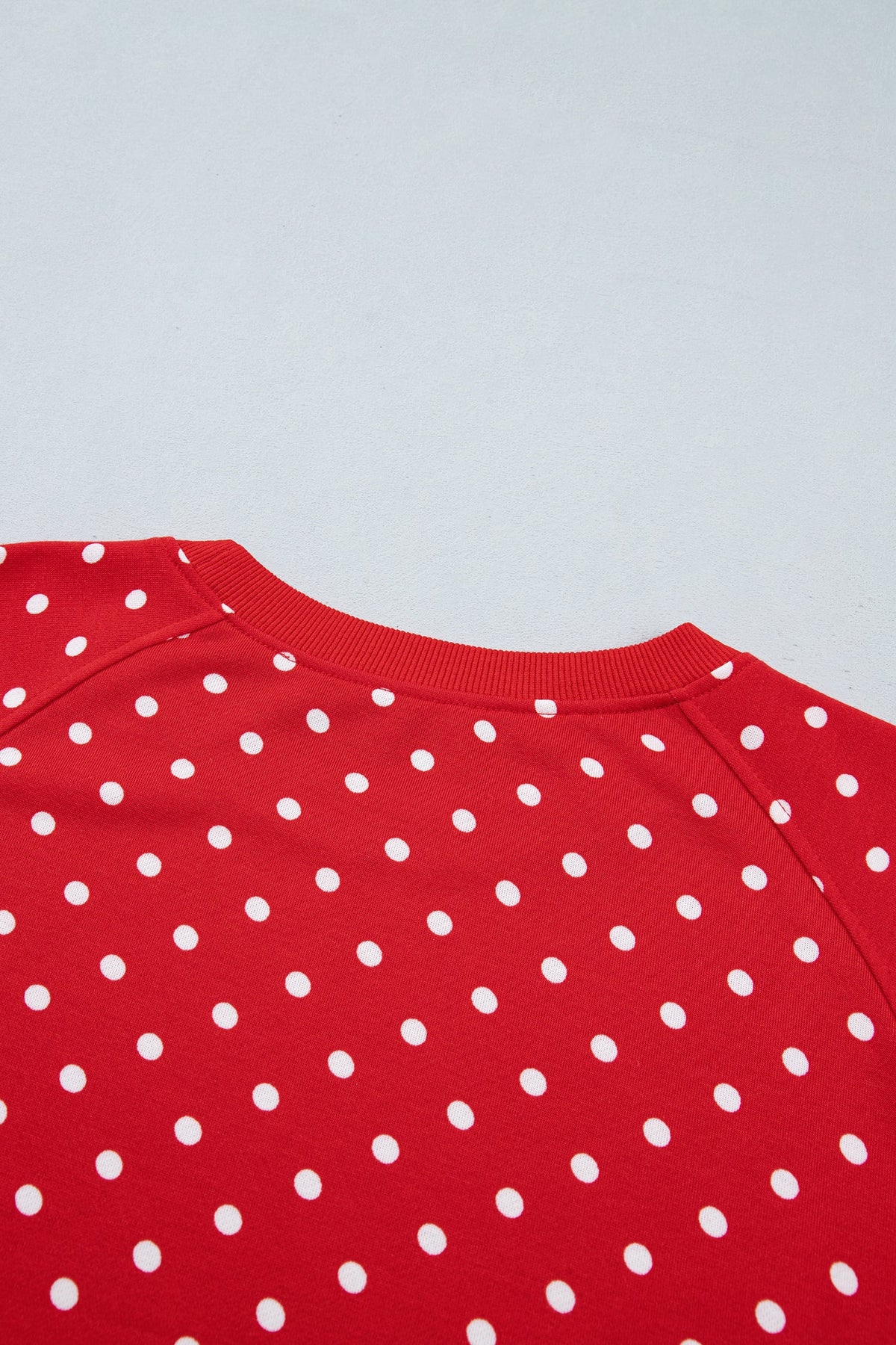 Jane Polka Dot Drawstring Wide Leg Long Sleeve Top Pant Set Outfit