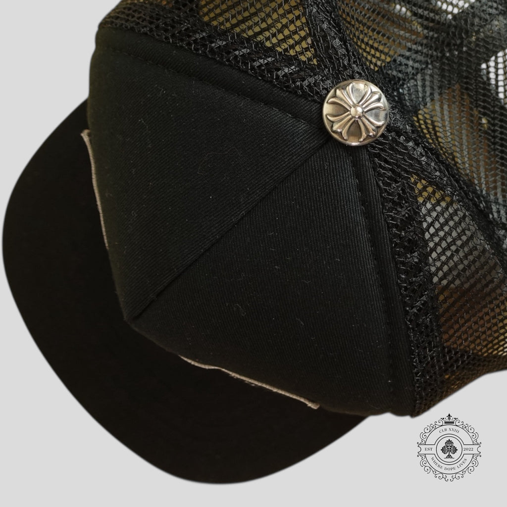 Chrome Hearts Foti Harris X Aerosmith Patch Hat in Black Cap
