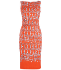 Celine Dress Orange Long Sleeveless Dress Horse Bit Madison Maison