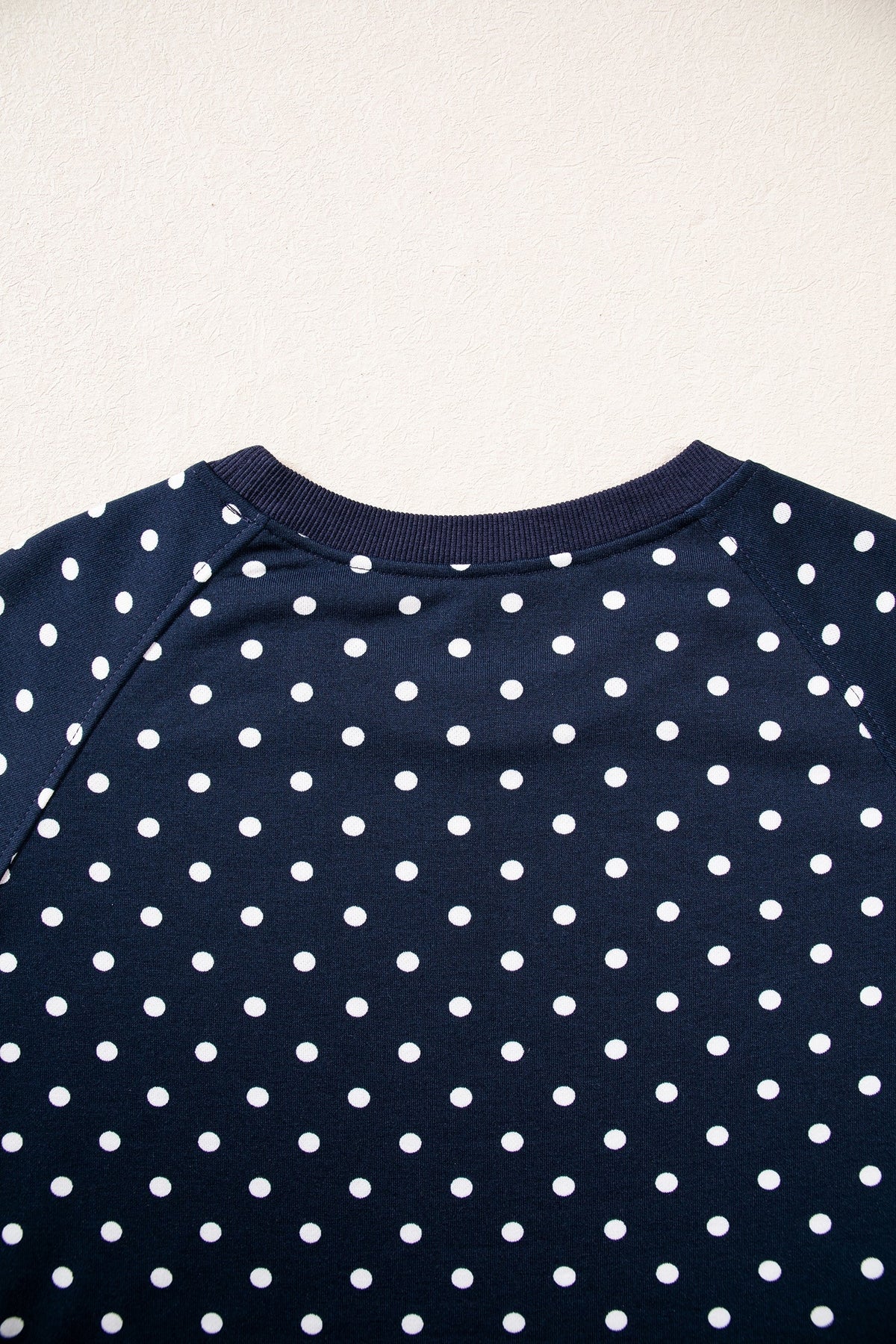 Jane Polka Dot Drawstring Wide Leg Long Sleeve Top Pant Set Outfit