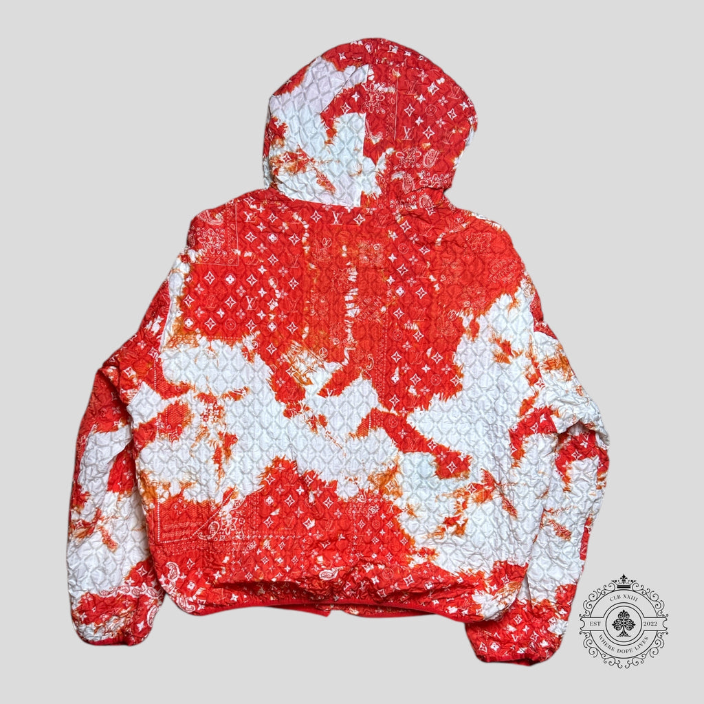 Louis Vuitton Monogram Bandana Jacket in Orange 52 Men's zip hoodie unisex