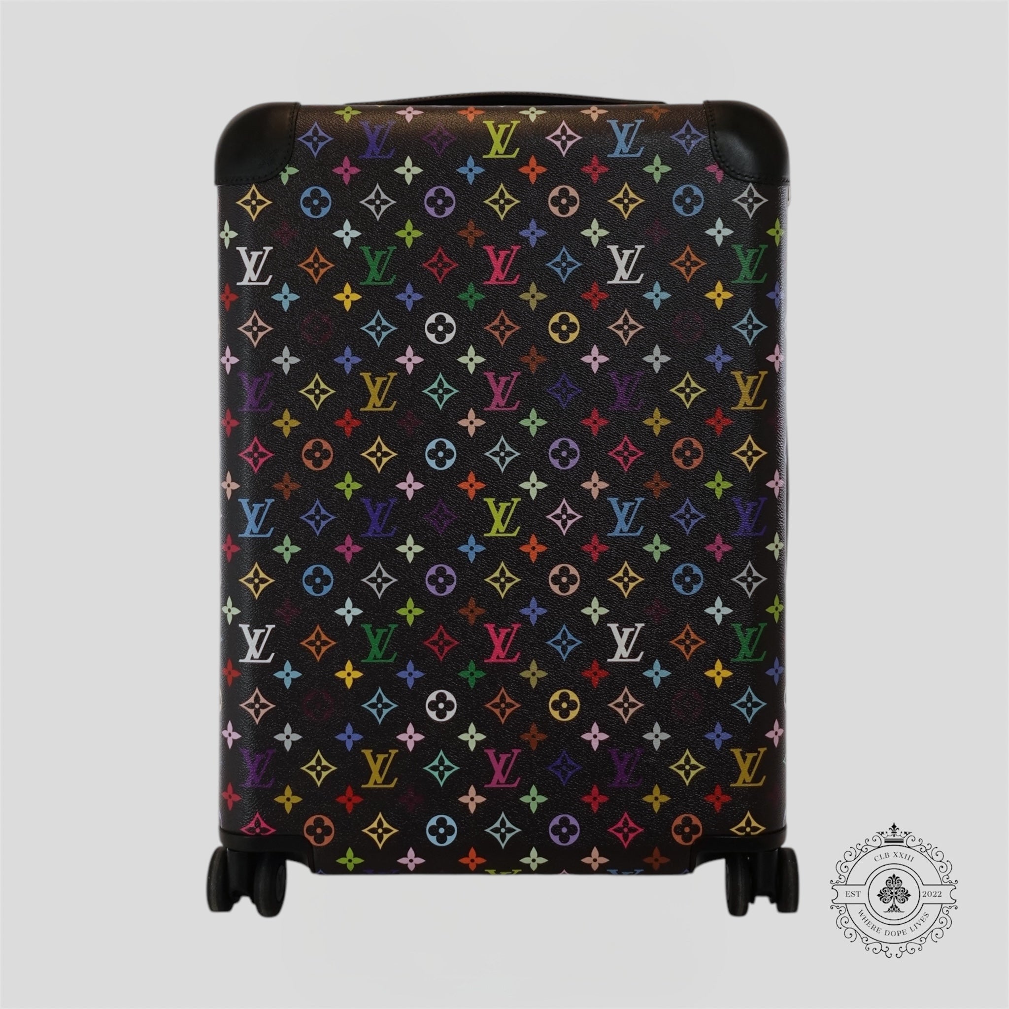 Louis Vuitton x Takashi Murakami Horizon 55 Suitcase luggage LV Unisex logo