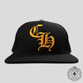 Chrome Hearts CH Embroidered Hat in Black / Gold Men's Cap unisex