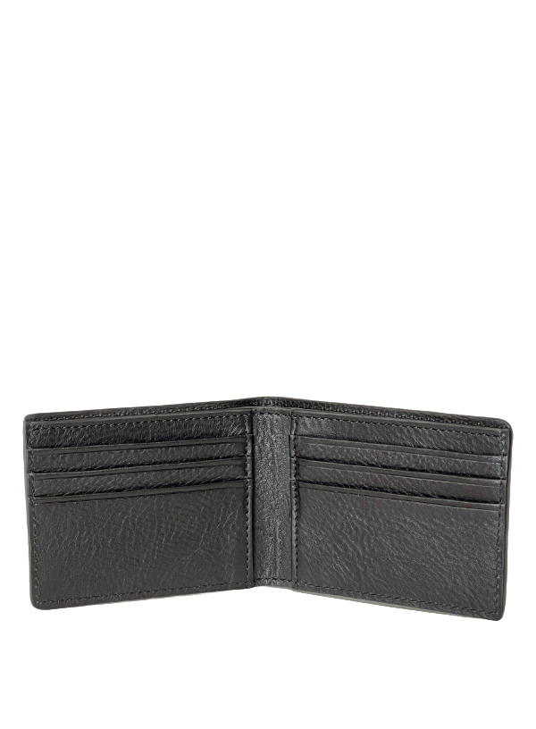 Black Genuine Alligator Bi-Fold Wallet | USA Made - BP8476