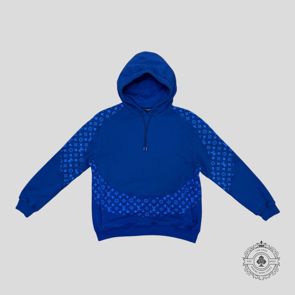 LOUIS VUITTON MONOGRAM CIRCLE CUT HOODIE - OCEAN Sweatshirt unisex men's XL