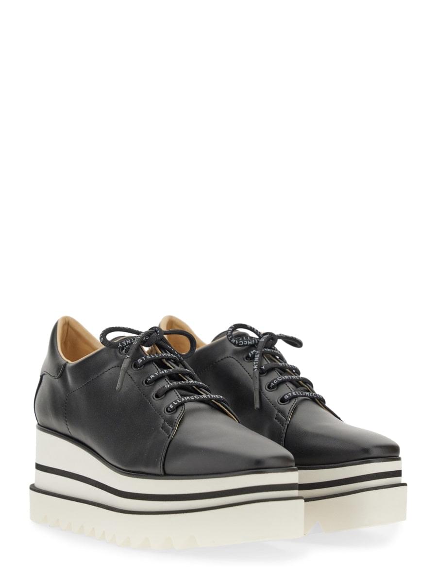 Stella Mccartney ladies Stringata Con Zeppa "Elyse" shoes wedge sneakers