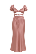 Romance in Rome Satin Dress  3 colors wedding S M L