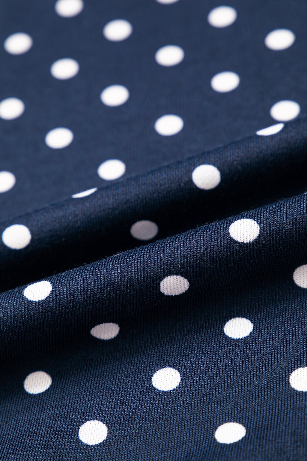 Jane Polka Dot Drawstring Wide Leg Long Sleeve Top Pant Set Outfit