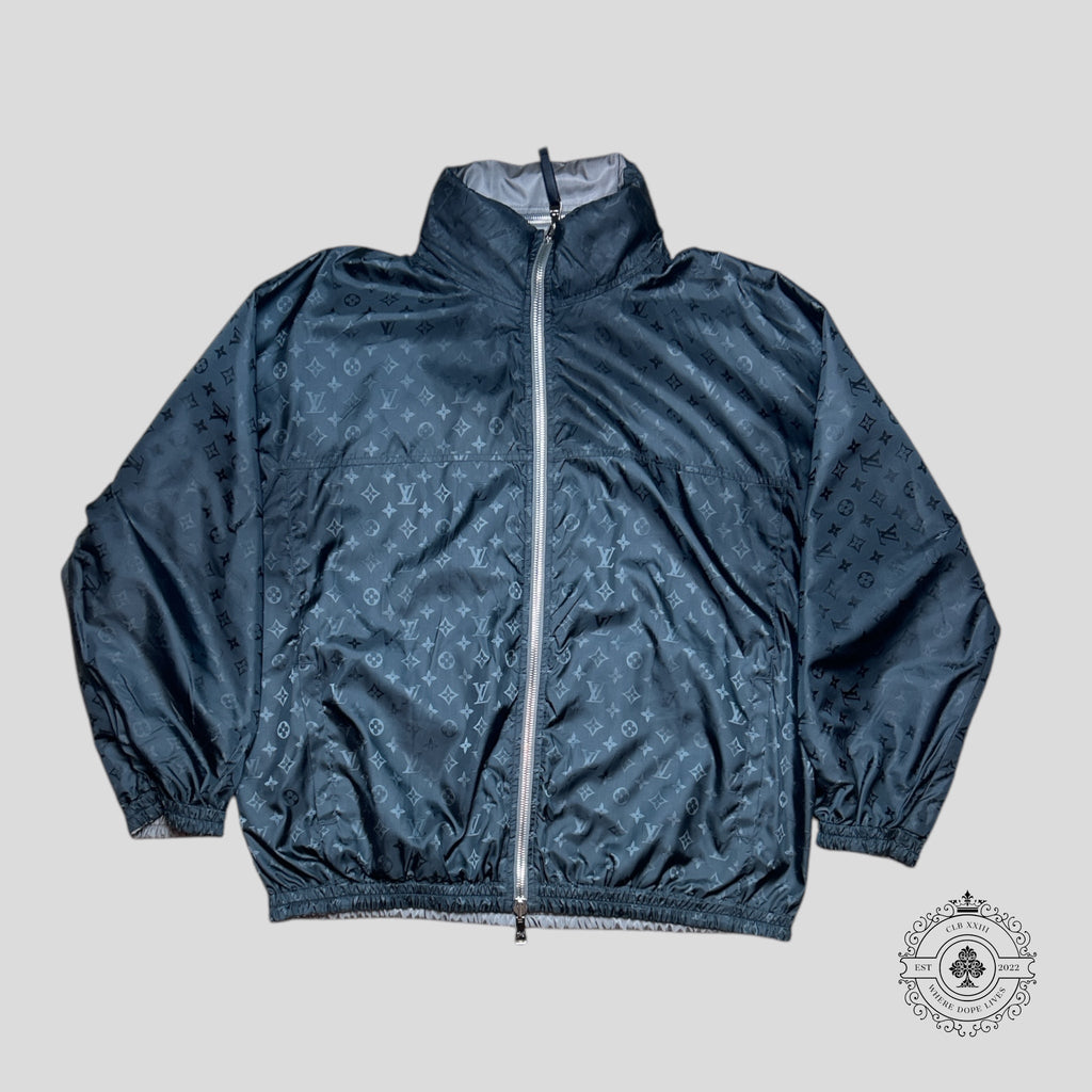 Louis Vuitton Monogram Reversible Windbreaker in Grey jacket men's 56