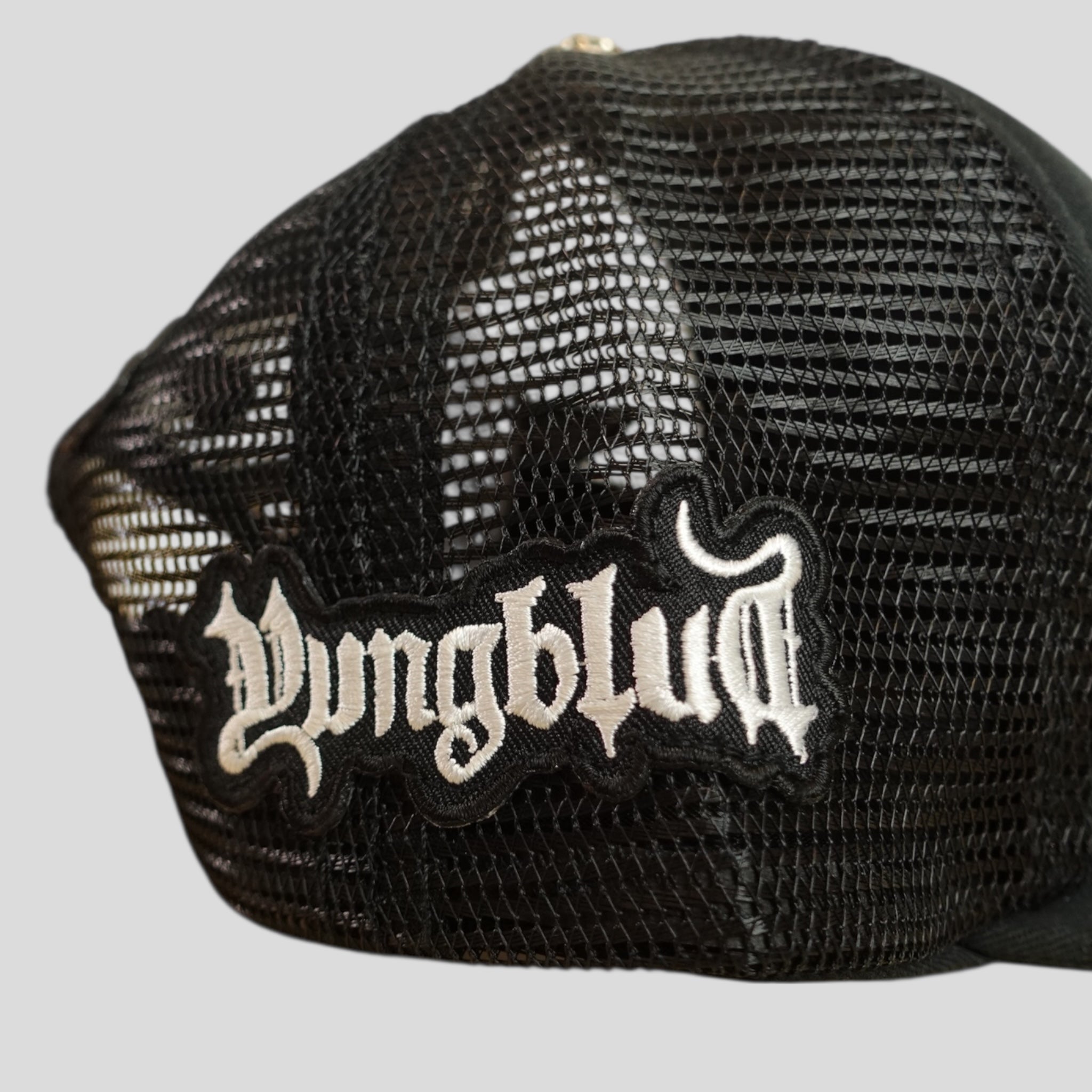 Chrome Hearts Foti Harris X Aerosmith Patch Hat in Black Cap