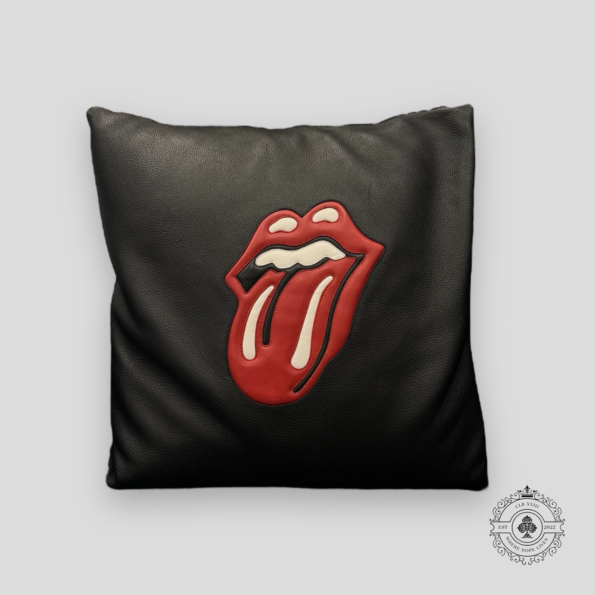 Chrome Hearts Rolling Stone Pillow leather sterling .925 zipper