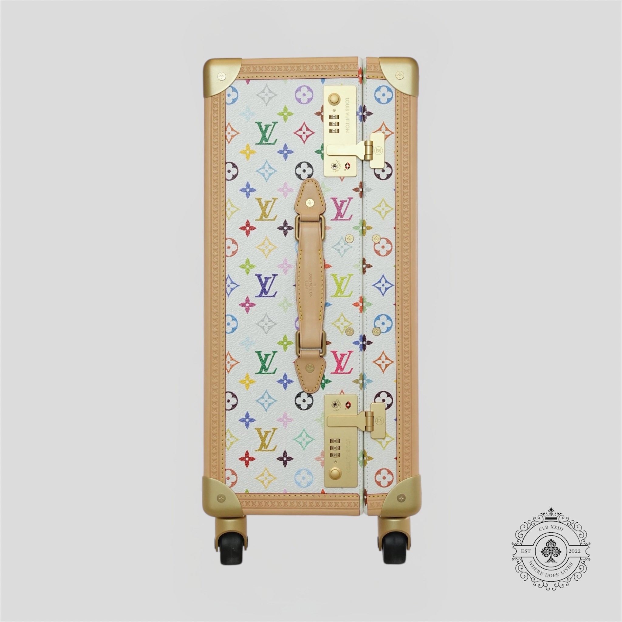 Louis Vuitton x Takashi Murakami Rolling Trunk suitcase luggage new