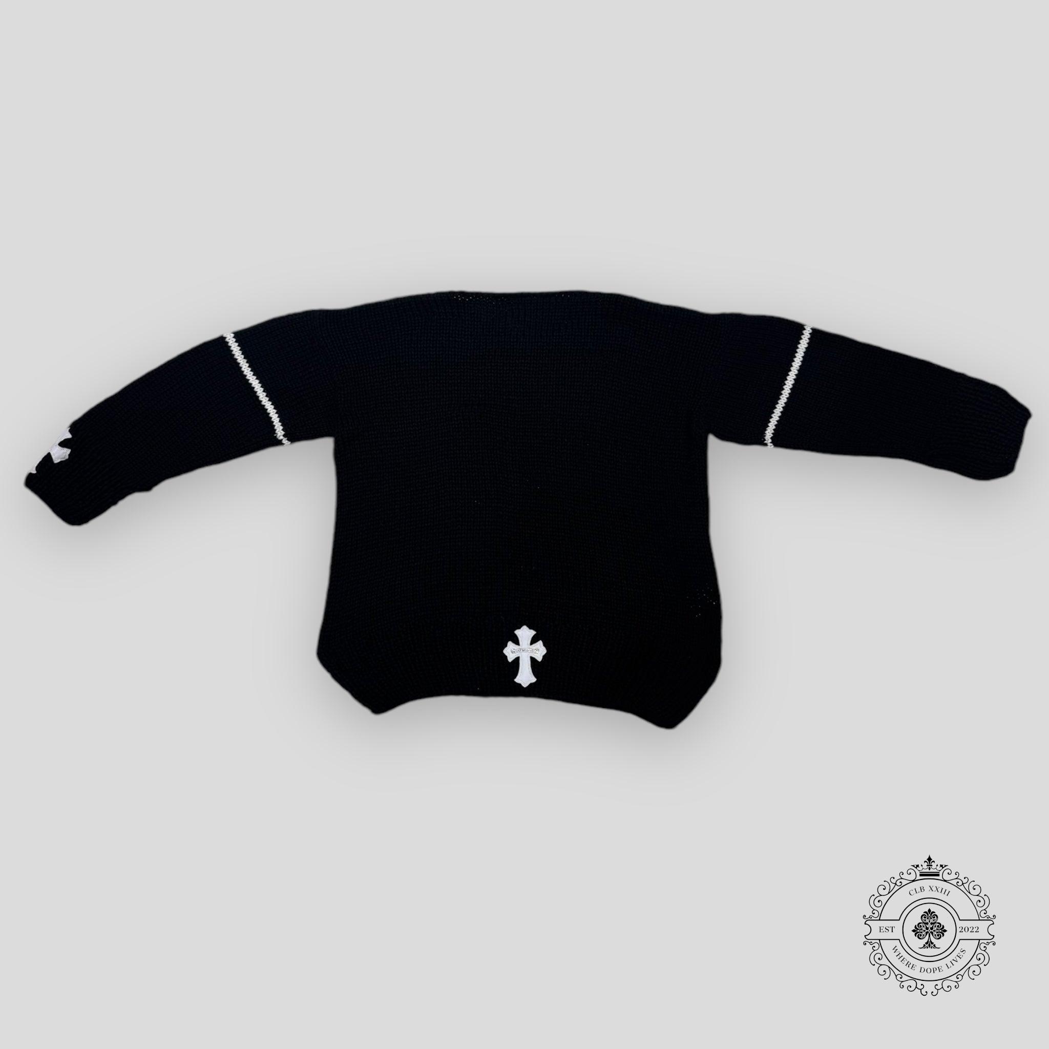 Chrome Hearts Cross Patch Knitted Sweater XL Jumper pullover Men's unisex