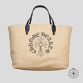 Chrome Hearts Beach Tote Bag straw logo purse travel