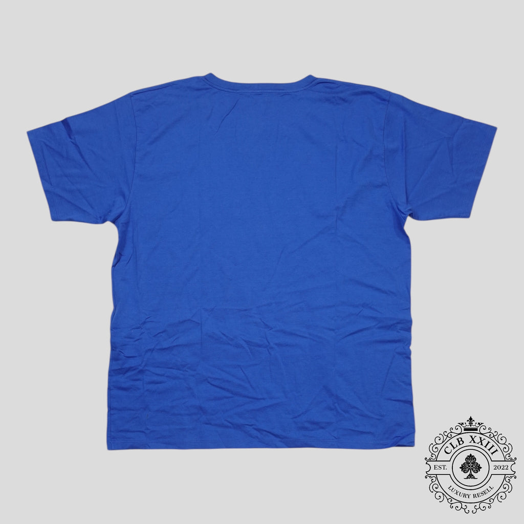 Celine Homme Logo Tee in Blue royal men's unisex shirt XXL 2XL