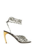 Ferragamo ladies Leather Sandal heels stiletto shoes