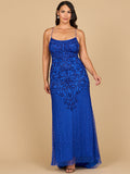 Lace Up Open Back Beaded Dress Lara New York Gown Prom Wedding