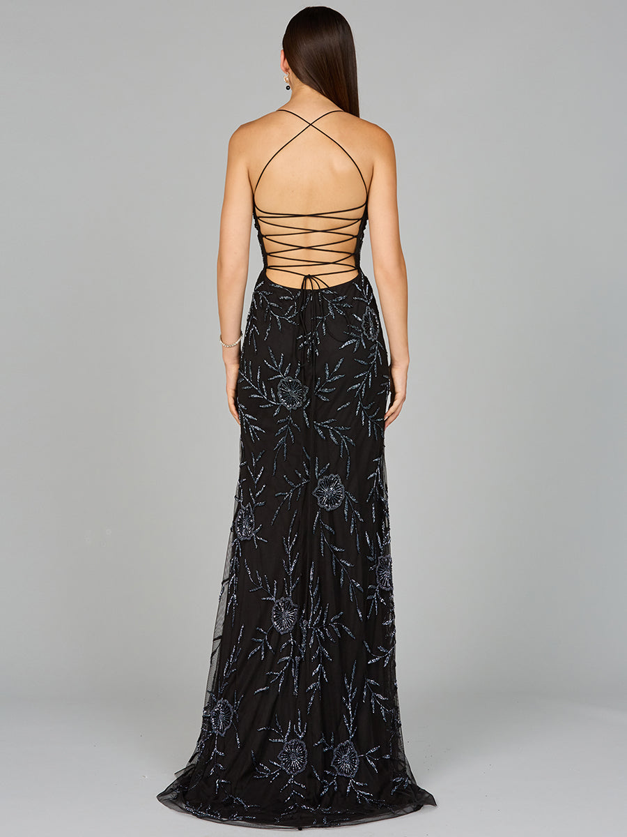 Corset Dress with Straps  - OUTLET Lara New York see through bodice Prom Formal