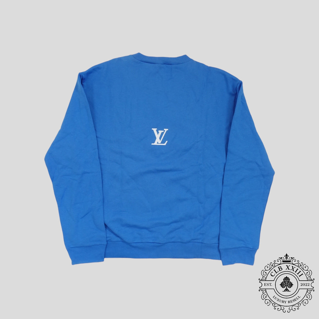 Louis Vuitton Amen Breaks Crewneck in Blue men's unisex XXL 2XL