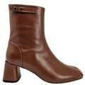 The Keli Chocolate Ankle Boot leather ladies Madison Maison