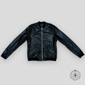 Chrome Hearts Leather Jacket coat motorcycle Black .925 silver hardware Men's XL