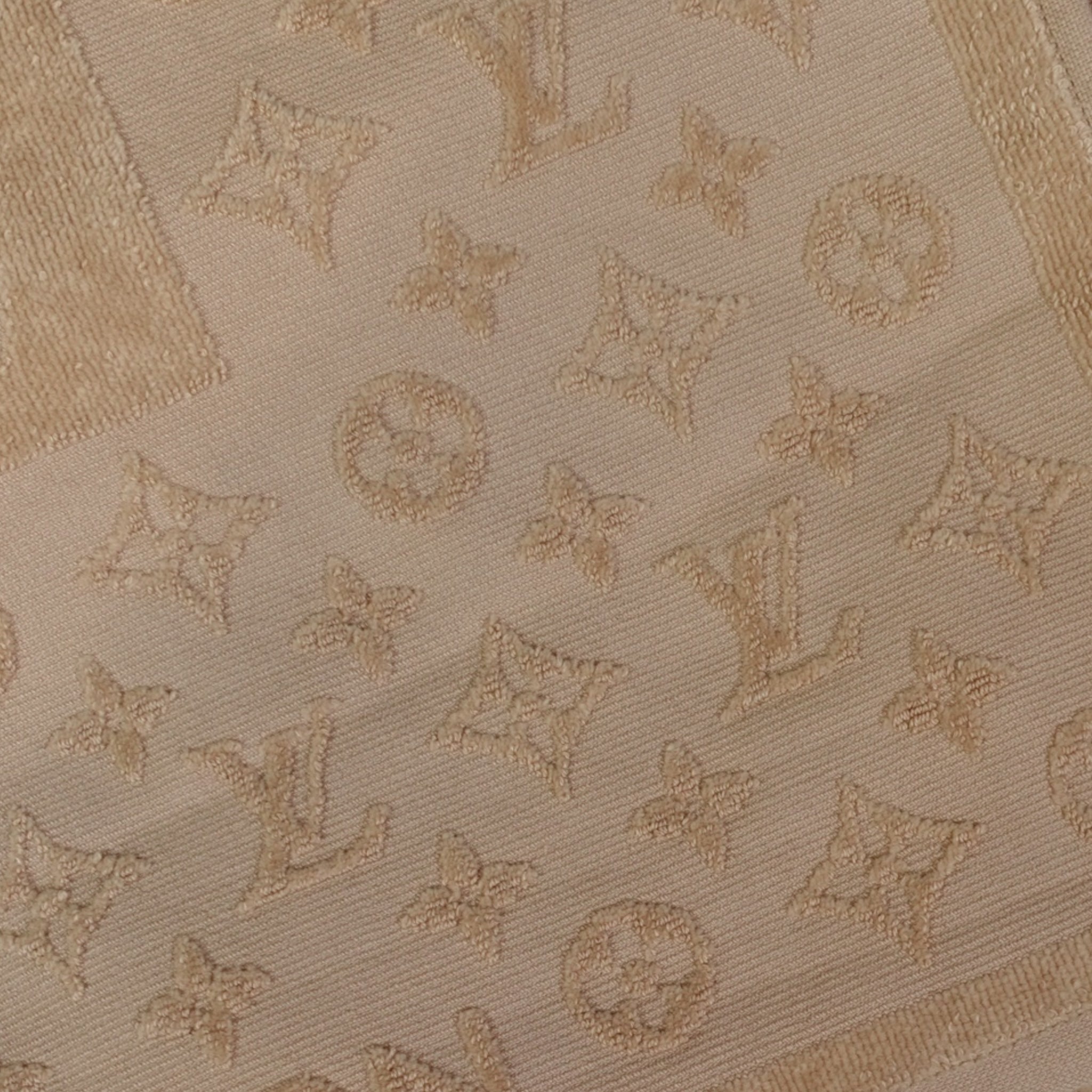 Louis Vuitton Monogram Beach Towel in Beige unisex LV