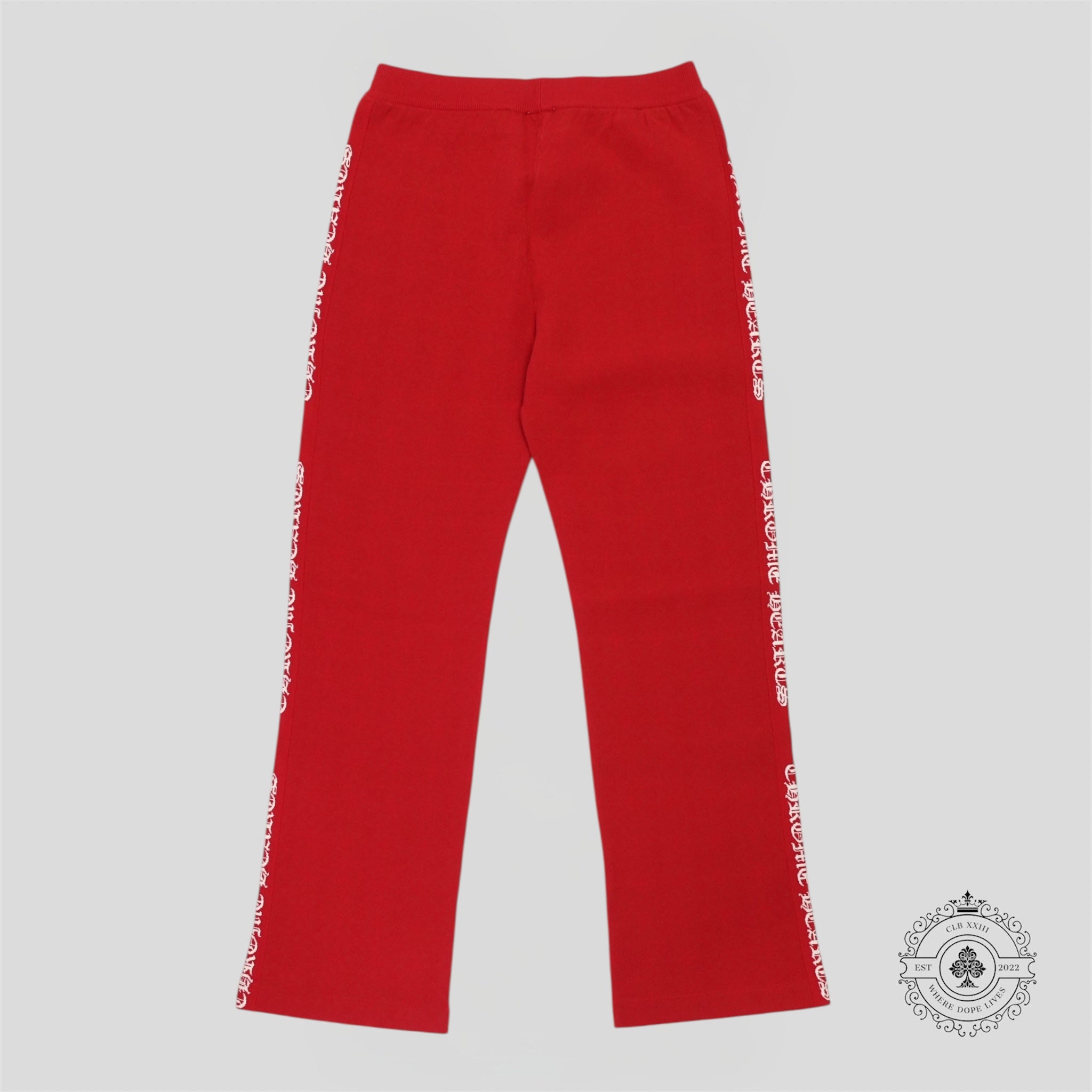 Chrome Hearts Plus Jacquard Pants in Red jeans trousers slacks men's Medium