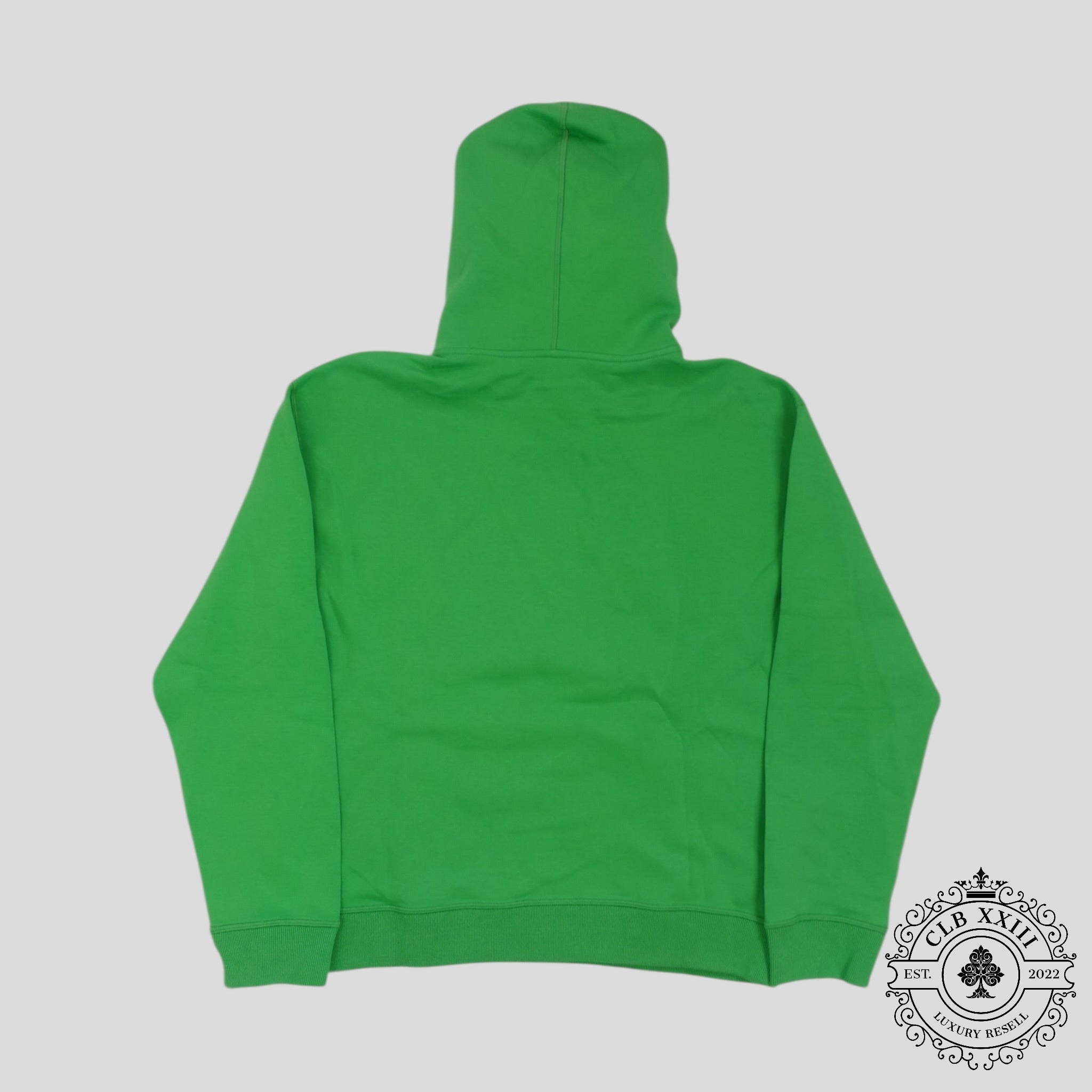 Louis Vuitton Monogram Flower Metal Stopper Hoodie in Green XL men's sweatshirt