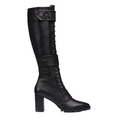 Michaela V Aspen Marta Black Boots tall knee high