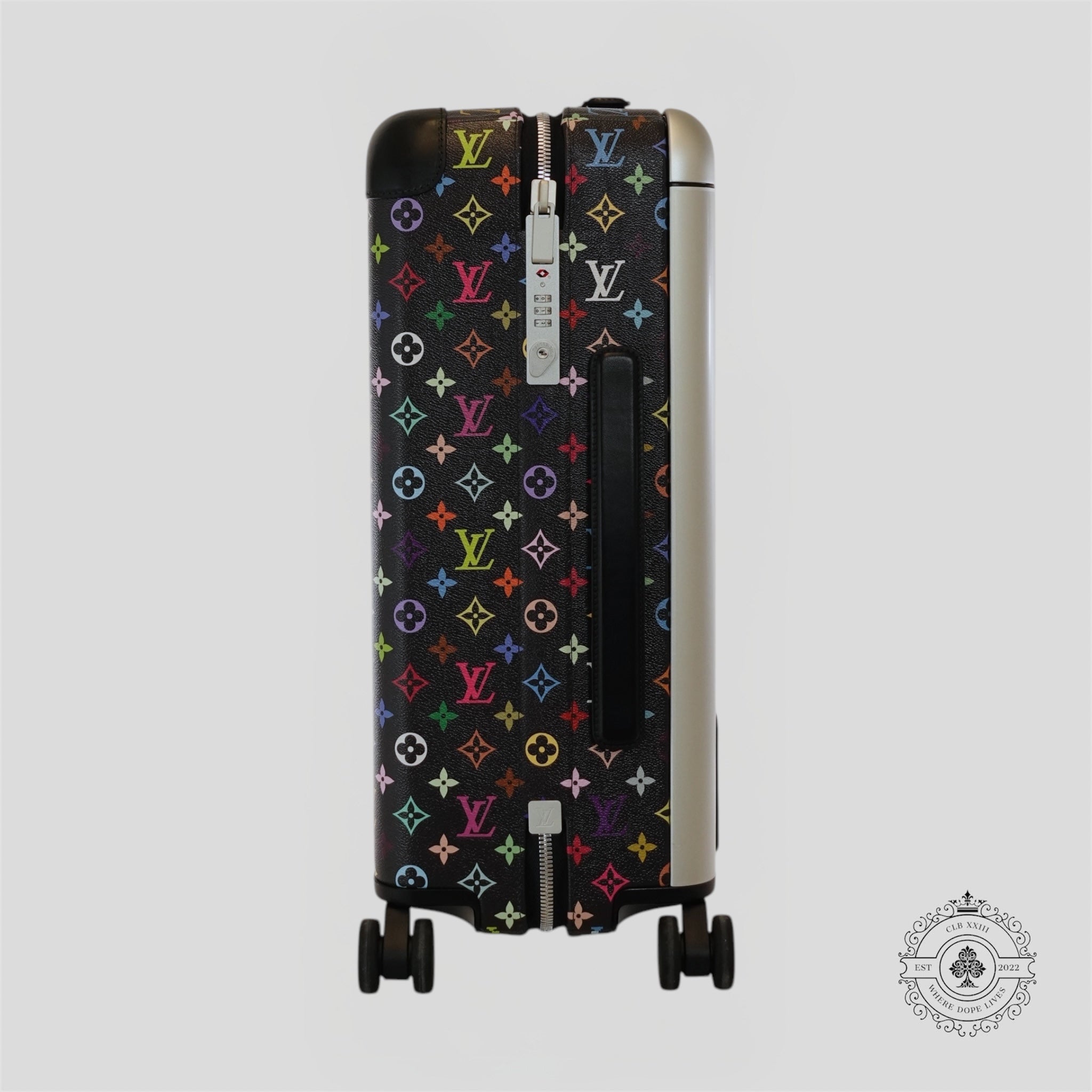 Louis Vuitton x Takashi Murakami Horizon 55 Suitcase luggage LV Unisex logo