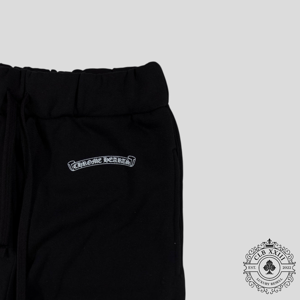 Chrome Hearts Scroll Logo Sweatpants in Black pants trainers joggers men's S M L