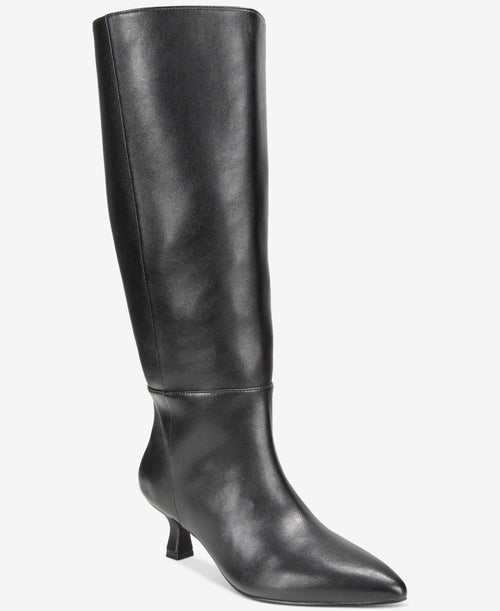 Alice Boots Black Vaila wide calf large sizes ladies knee