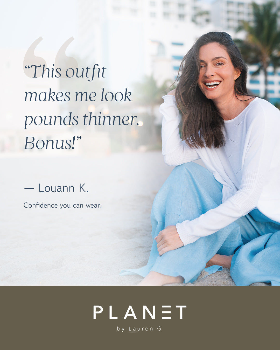 Pima Cotton Stitches Boatneck Sweater - Black PLANET by Lauren G.