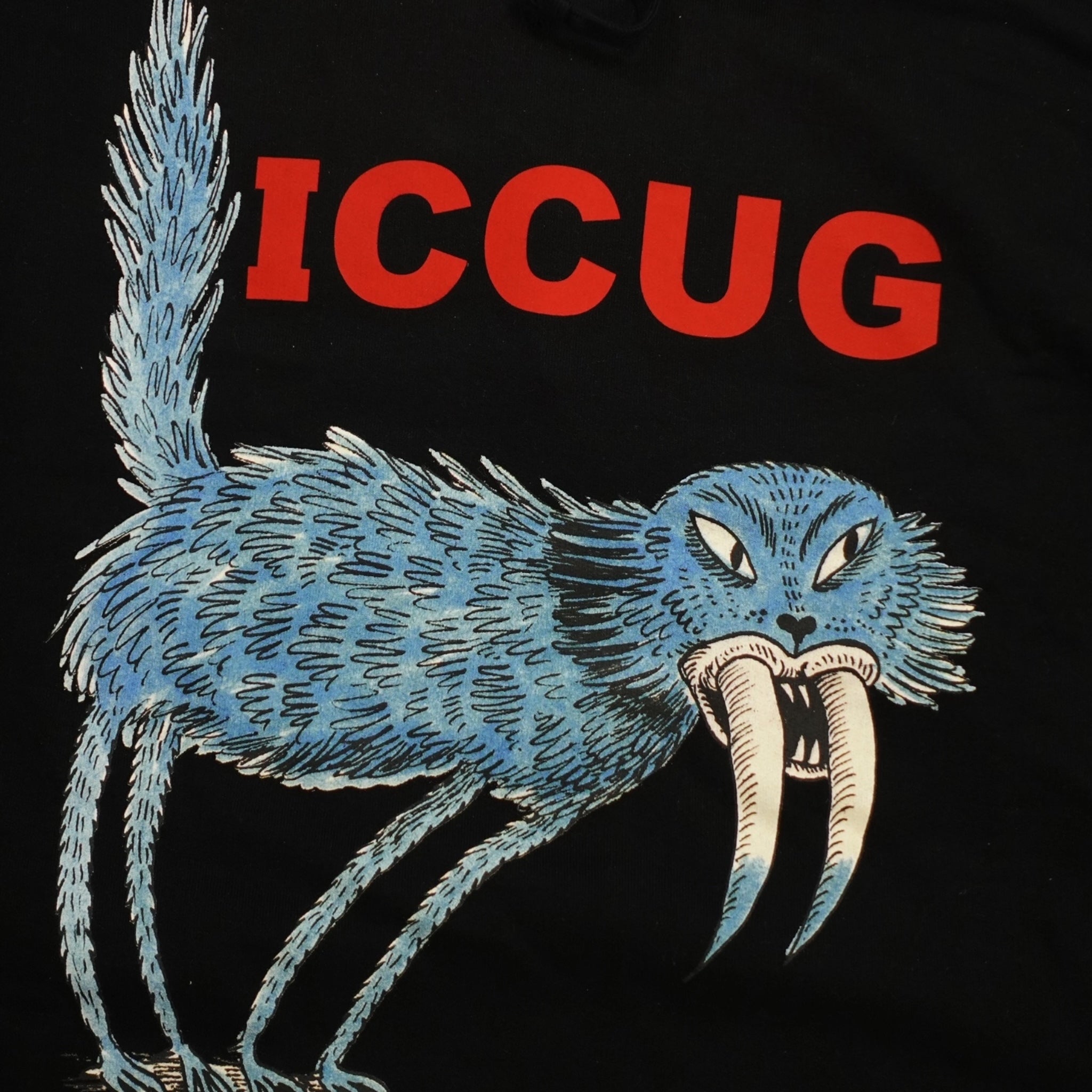 Gucci X Freya Hartas ICCUG Hoodie in Black sweatshirt pullover XXL men's 2XL