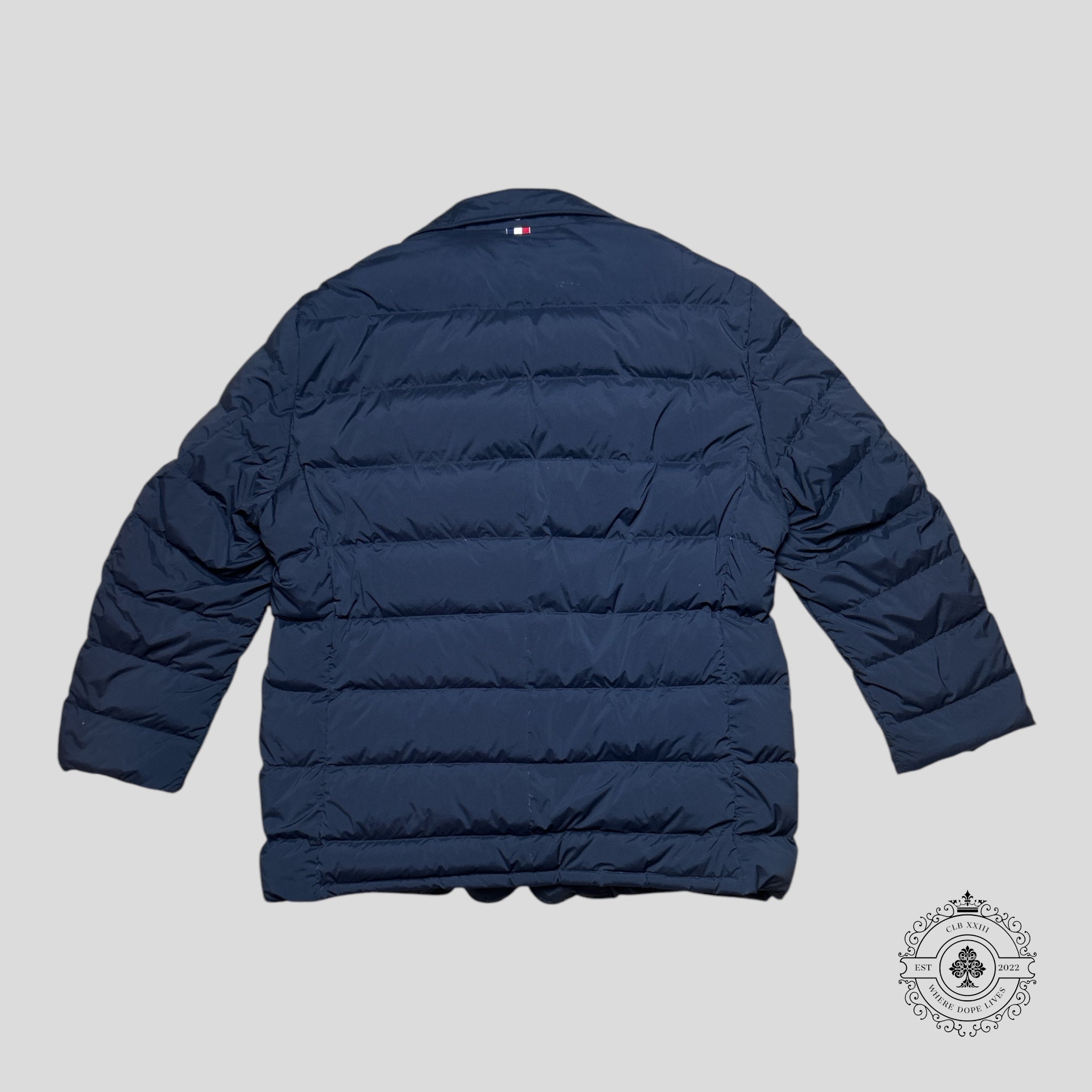 Moncler Ferrandier Goose Down Jacket in Navy Blue 6 new unisex