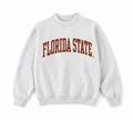 Florida State Seminoles Parke Crew Mock Neck Sweatshirt Pullover Sweater Ladies FSU