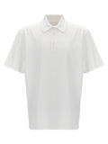 Givenchy Men's Logo Embroidery cotton Polo Shirt white