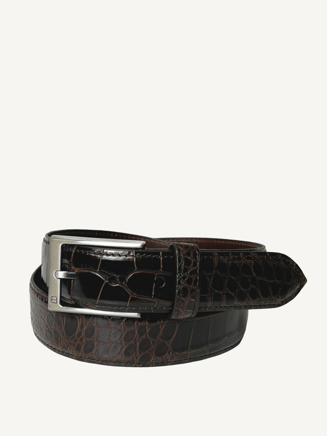 Brown Genuine Alligator Belt | 1 3/8" Width Men's