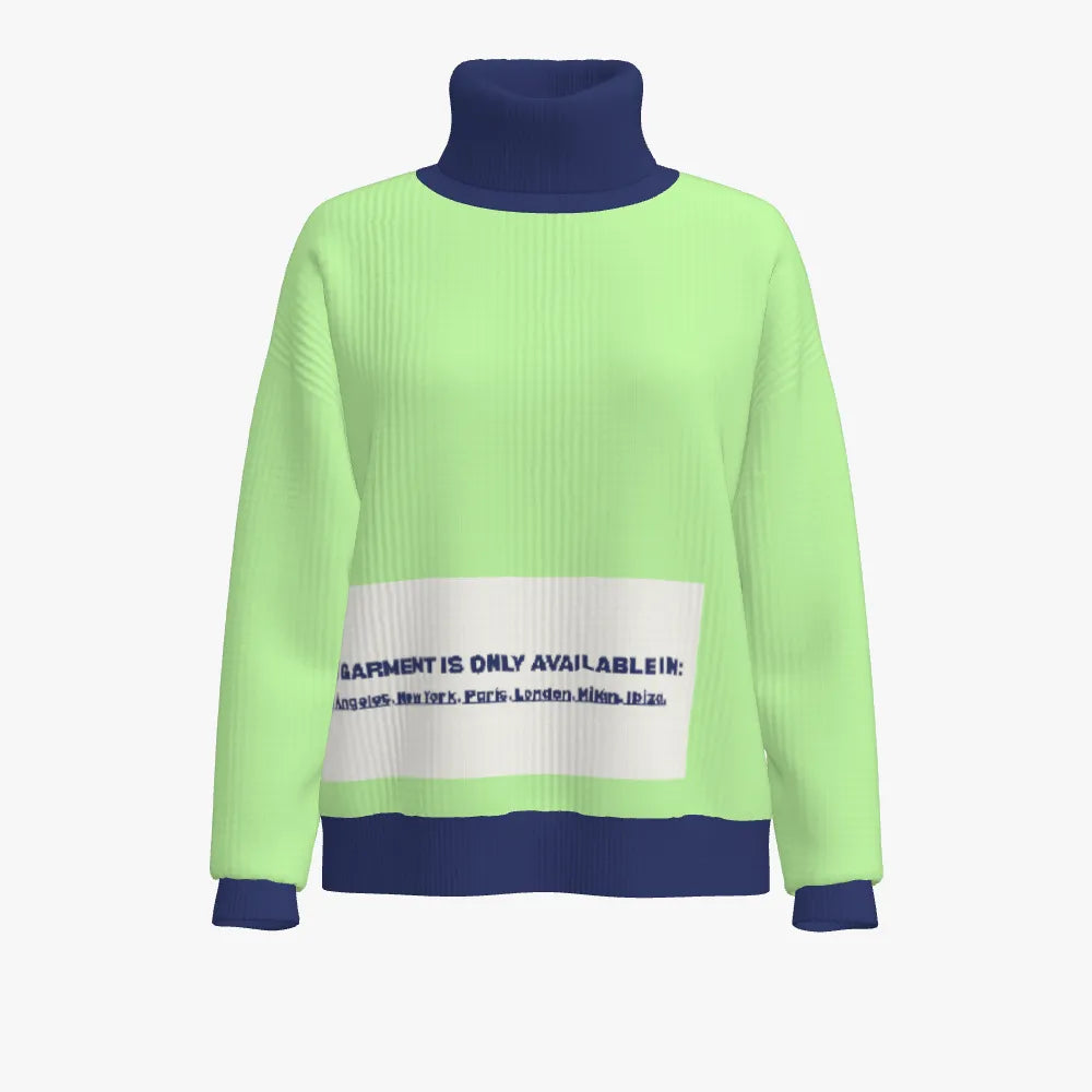 BYMANYC ® New York "Chelsea" Eco Cowlneck Pullover Recycled sweater