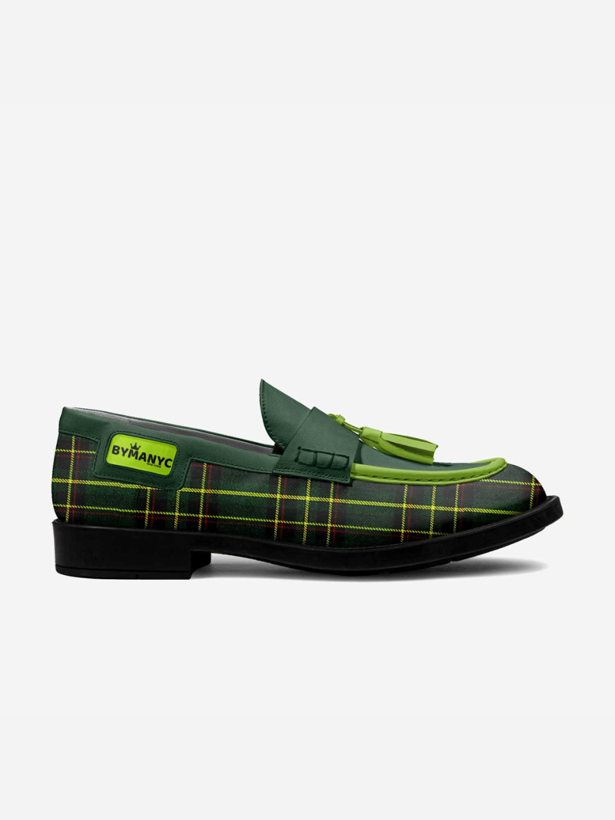 BYMANYC ® New York plaid loafers Timeless formal Luxury Dress Shoes for Men
