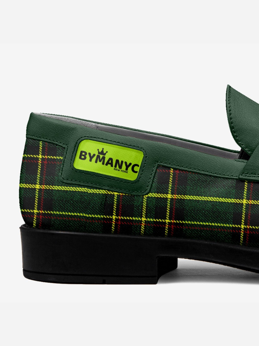 BYMANYC ® New York plaid loafers Timeless formal Luxury Dress Shoes for Men