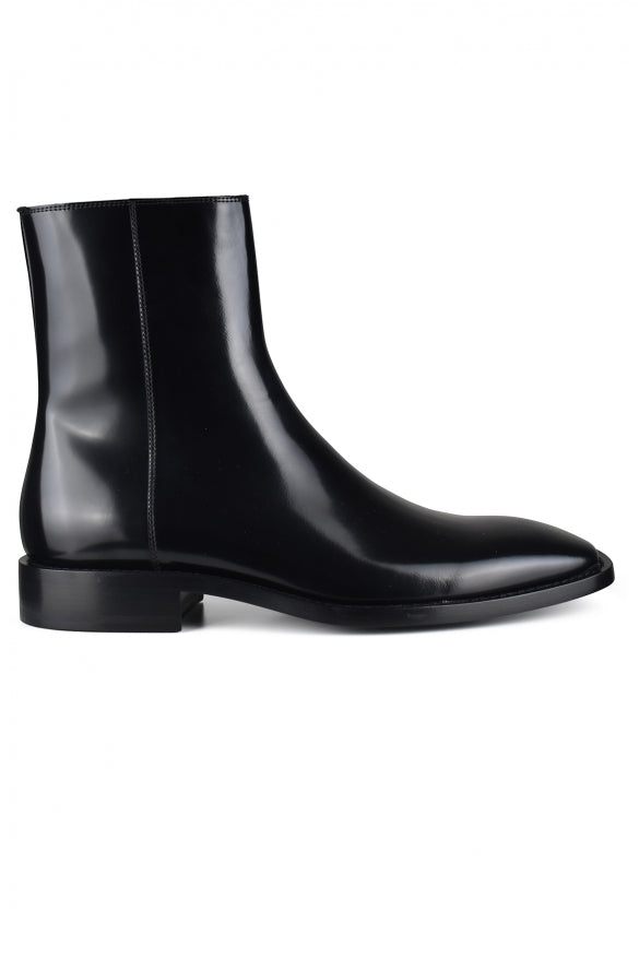 Balenciaga Men's Boots black patent leather