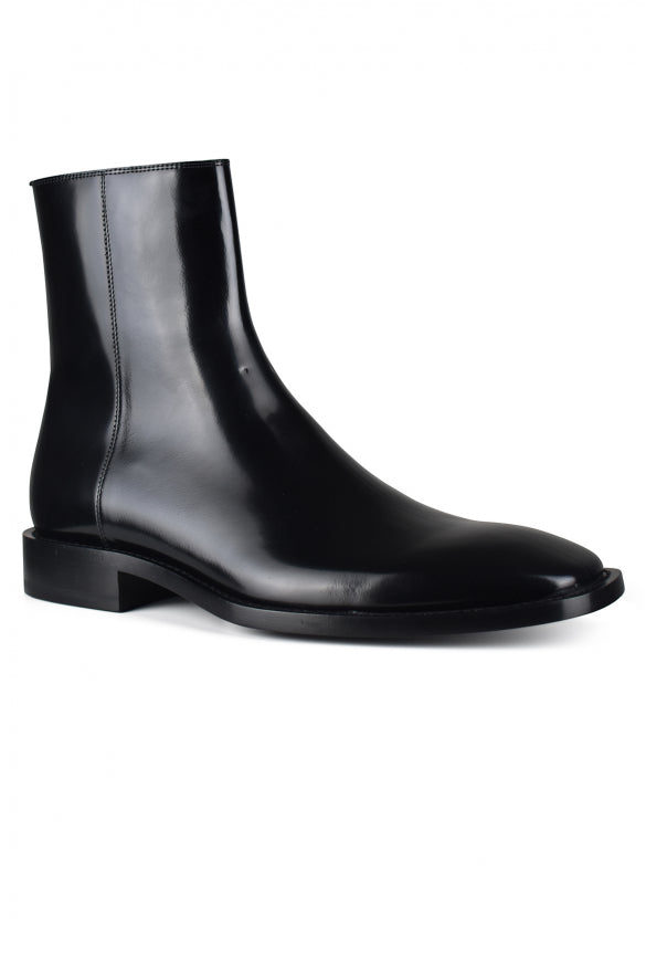 Balenciaga Men's Boots black patent leather