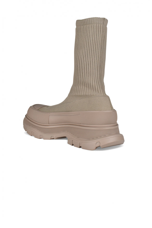 Alexander Mcqueen Men's Graffiti Tread Slick Boots