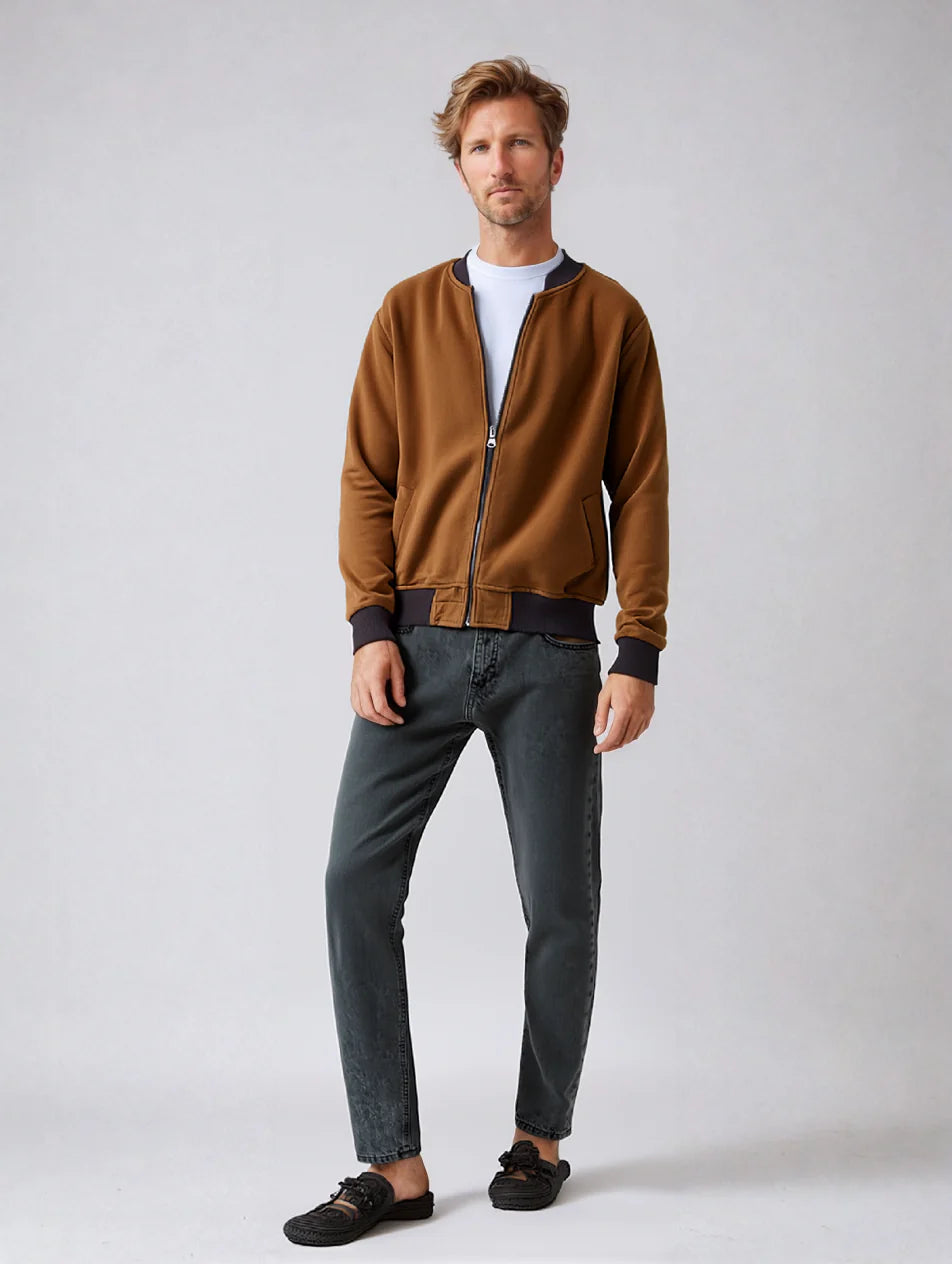 Baseball Jacket Men's Coat GIONFRIDDO Italy microfiber Many colors